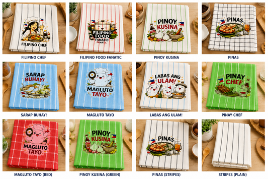 🇵🇭 NEW ARRIVAL – Filipino-Inspired Kitchen Towels! 🍳✨