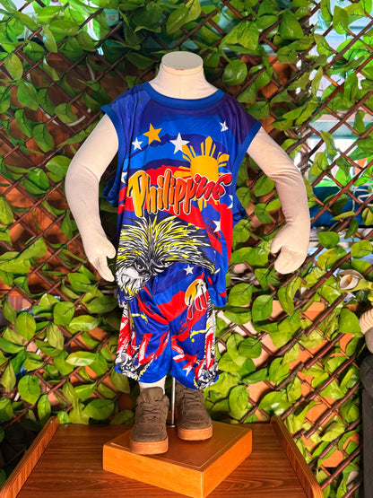 PILIPINAS Kids Basketball Uniform Set