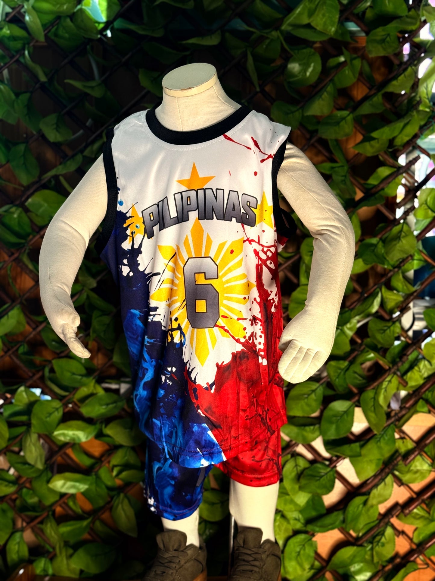 PILIPINAS Kids Basketball Uniform Set