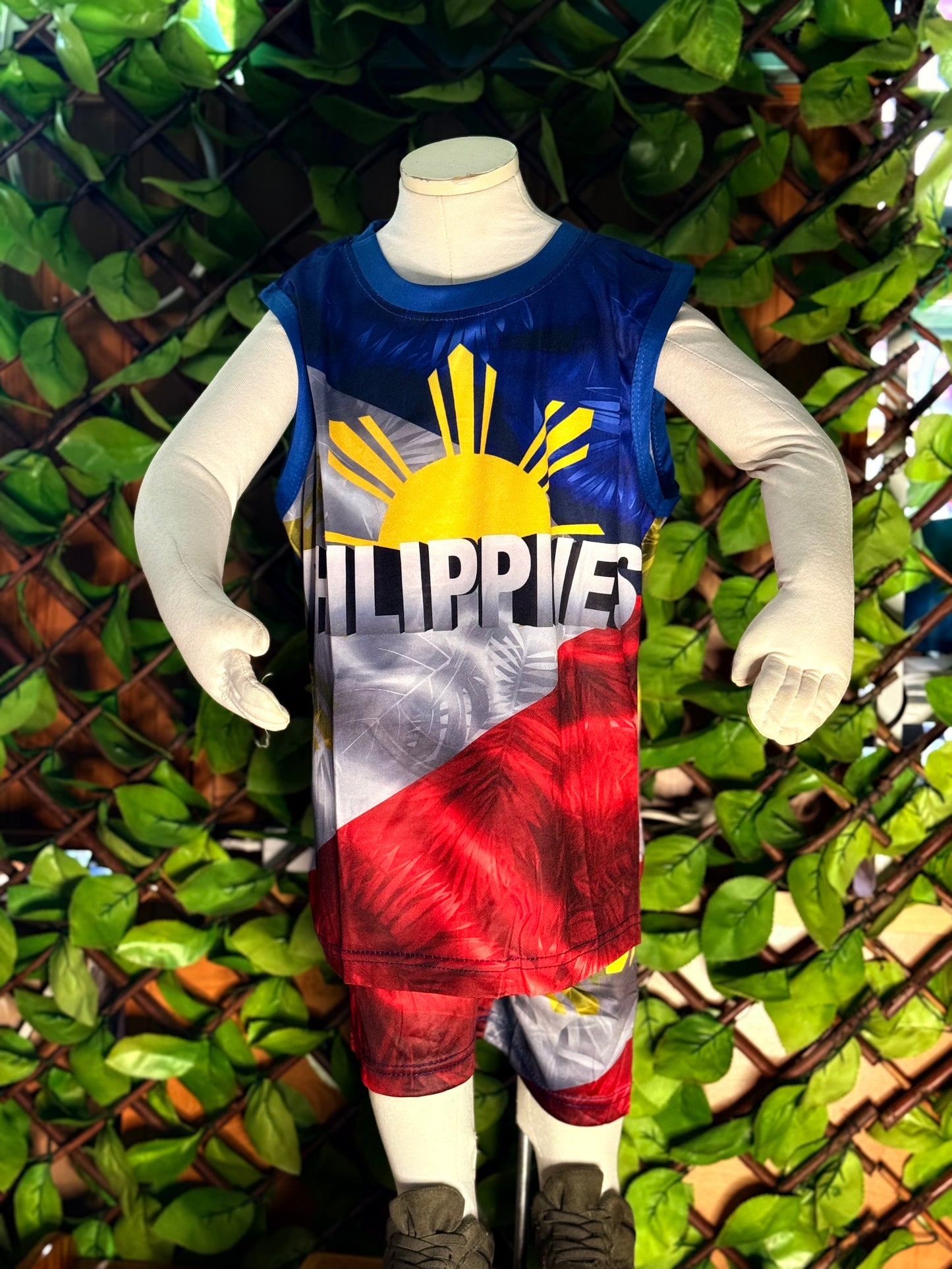PILIPINAS Kids Basketball Uniform Set