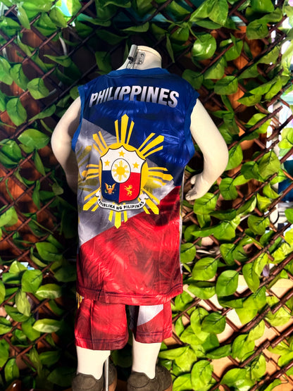 PILIPINAS Kids Basketball Uniform Set