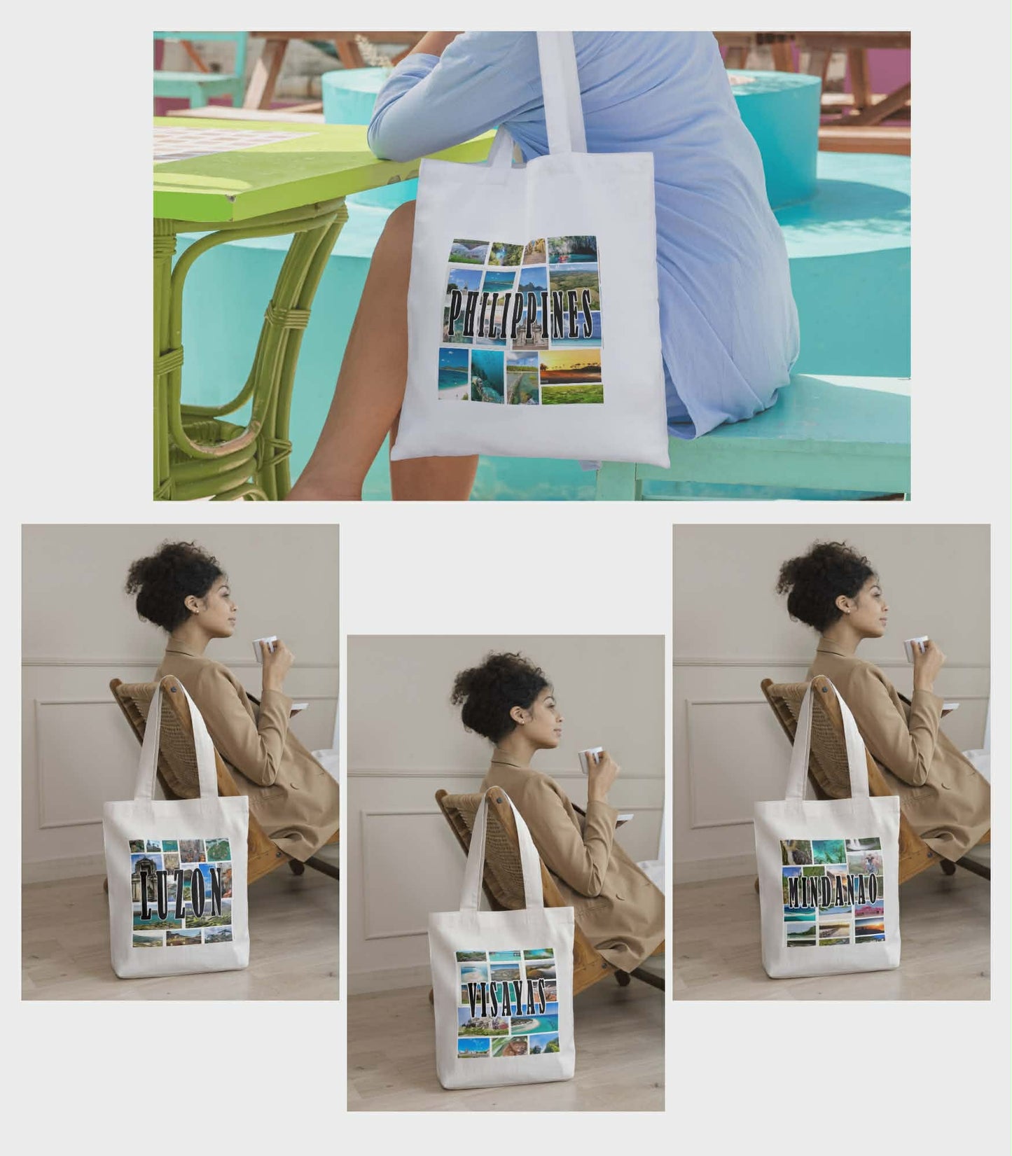 Philippine-Inspired Canvas Tote Bags – DTF