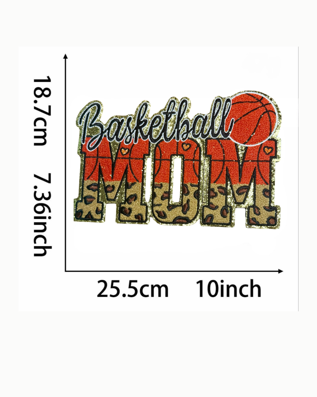 Sports Mom Embroidered Patches – Mother’s Day Collection