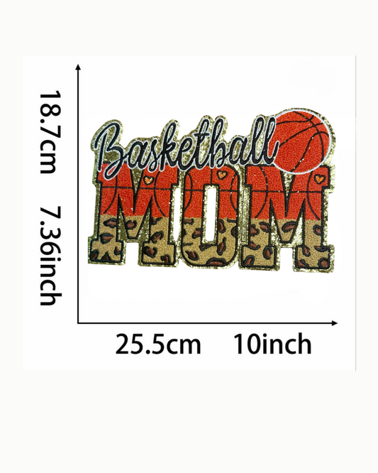Sports Mom Embroidered Patches – Mother’s Day Collection